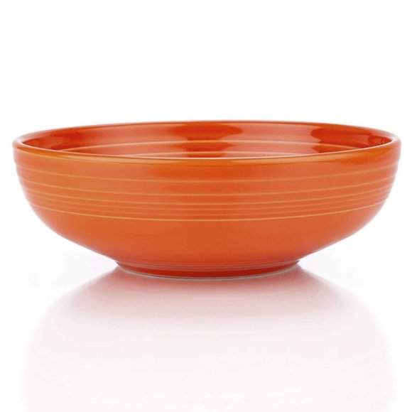 HOMER LAUGHLIN FIESTA EXTRA LARGE 96 OZ SERVING BOWL POPPY HALLOWEEN ORANGE - Picture 1 of 6